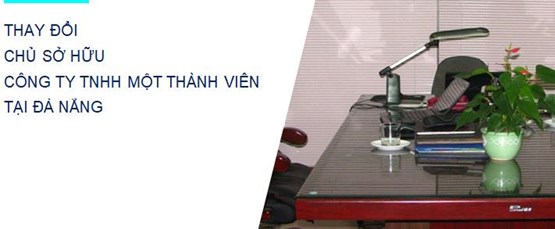 Thay đổi chủ sở hữu công ty tnhh mtv tại Đà Nẵng